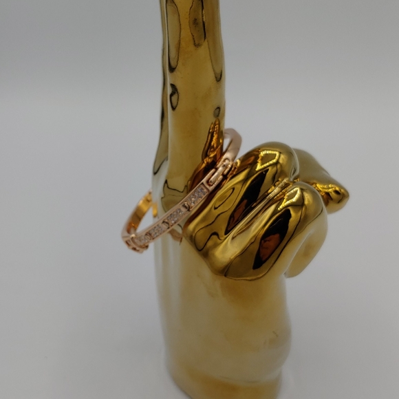 Rose Gold Bride Buckle Bracelet NEW Crystal - Picture 3 of 6